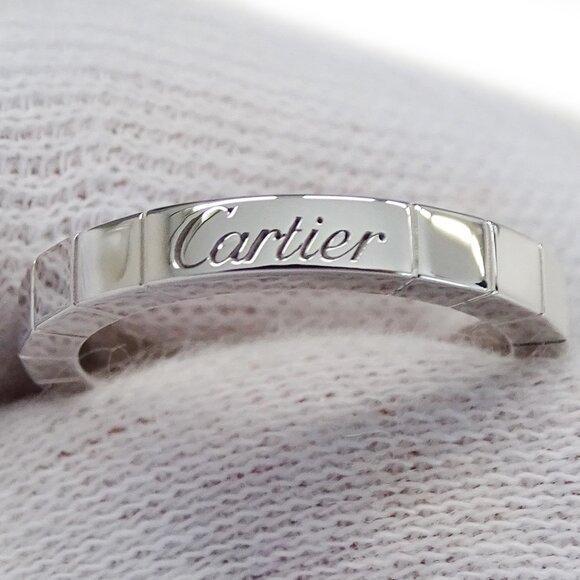 CARTIER Silver Diamond Ring #49 - Picture 6 of 10